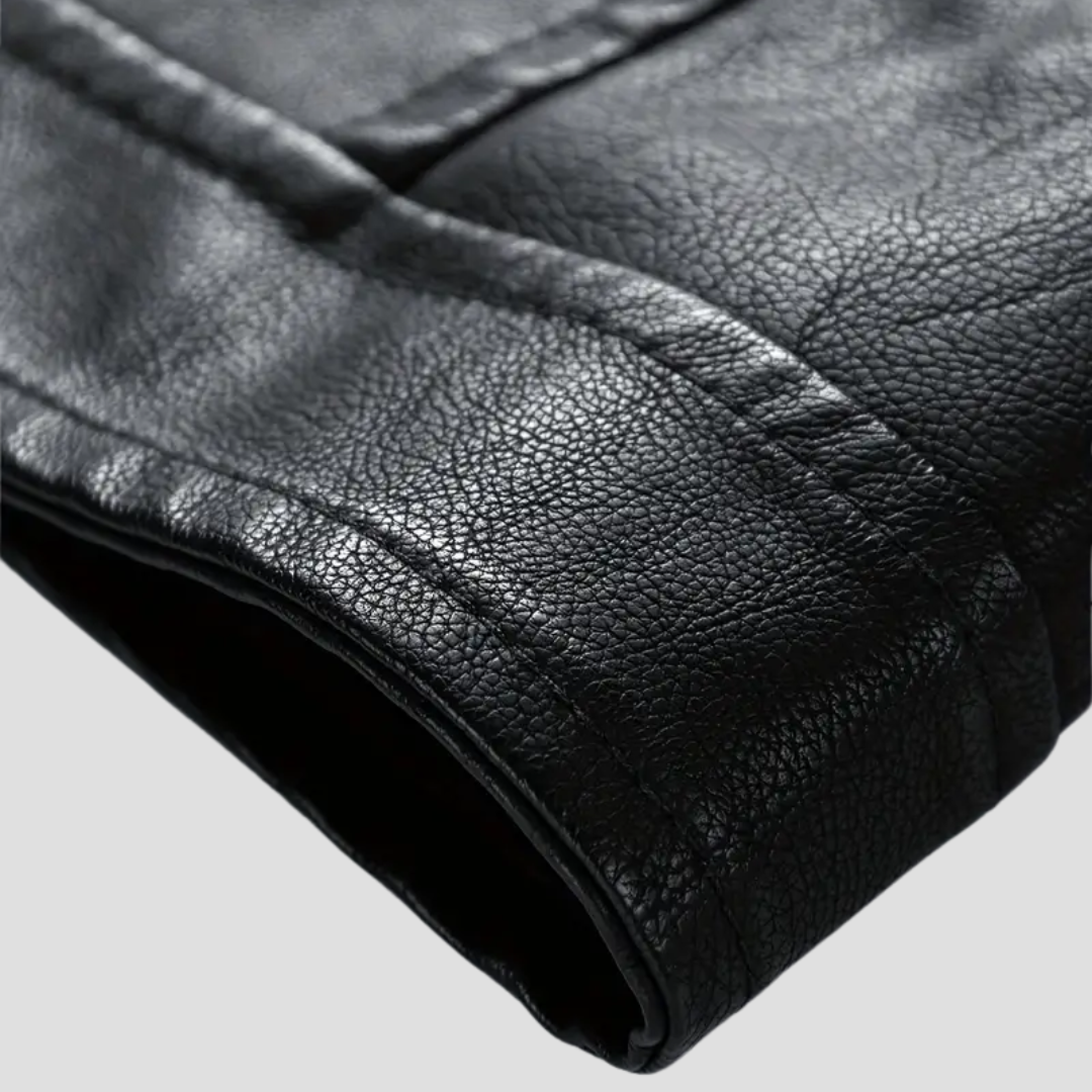 Osbert | Leather Biker Jacket 5