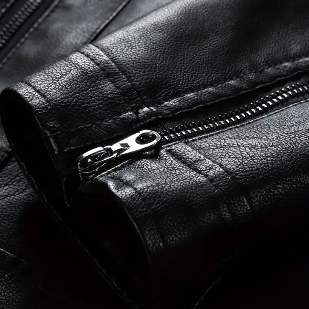 Osbert | Leather Biker Jacket 7