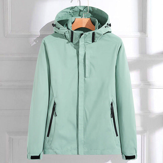 Waterproof Women's Breathable Hooded Rain Coat - VogeLuxe
