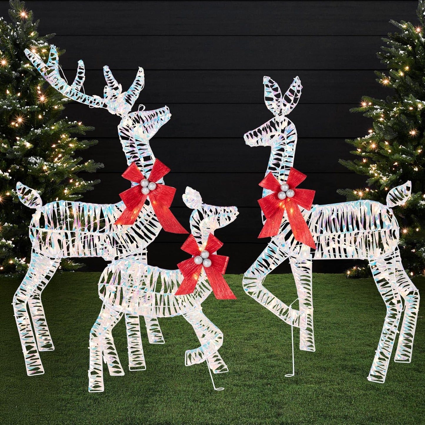 Weatherproof LED Reindeer Yard Christmas Decorations