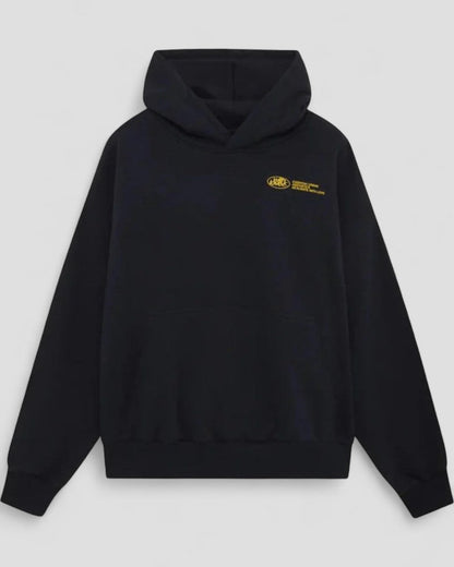 Oversized Hoodie with Street Style Graphic Back Print