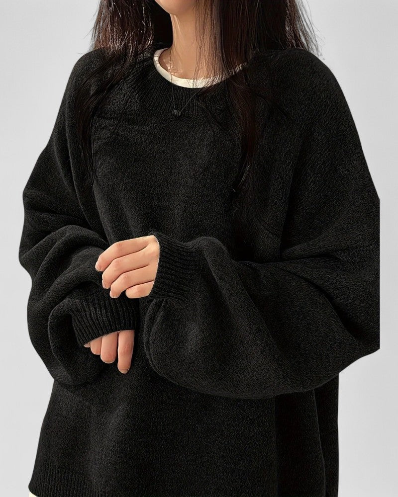 VogeLuxe | Women’s Cozy Off-Shoulder Knit Sweater