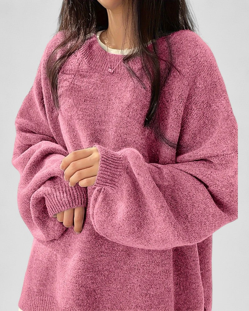 VogeLuxe | Women’s Cozy Off-Shoulder Knit Sweater