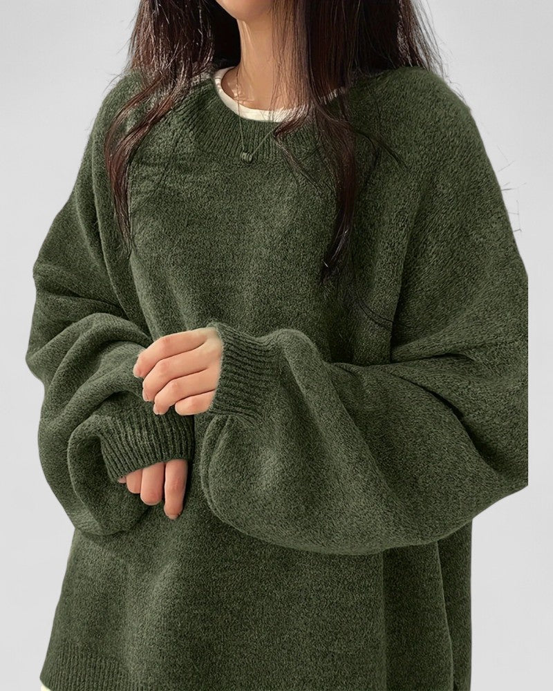 VogeLuxe | Women’s Cozy Off-Shoulder Knit Sweater