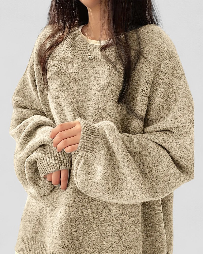 VogeLuxe | Women’s Cozy Off-Shoulder Knit Sweater