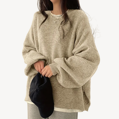 VogeLuxe | Women’s Oversized Casual O-Neck Sweater