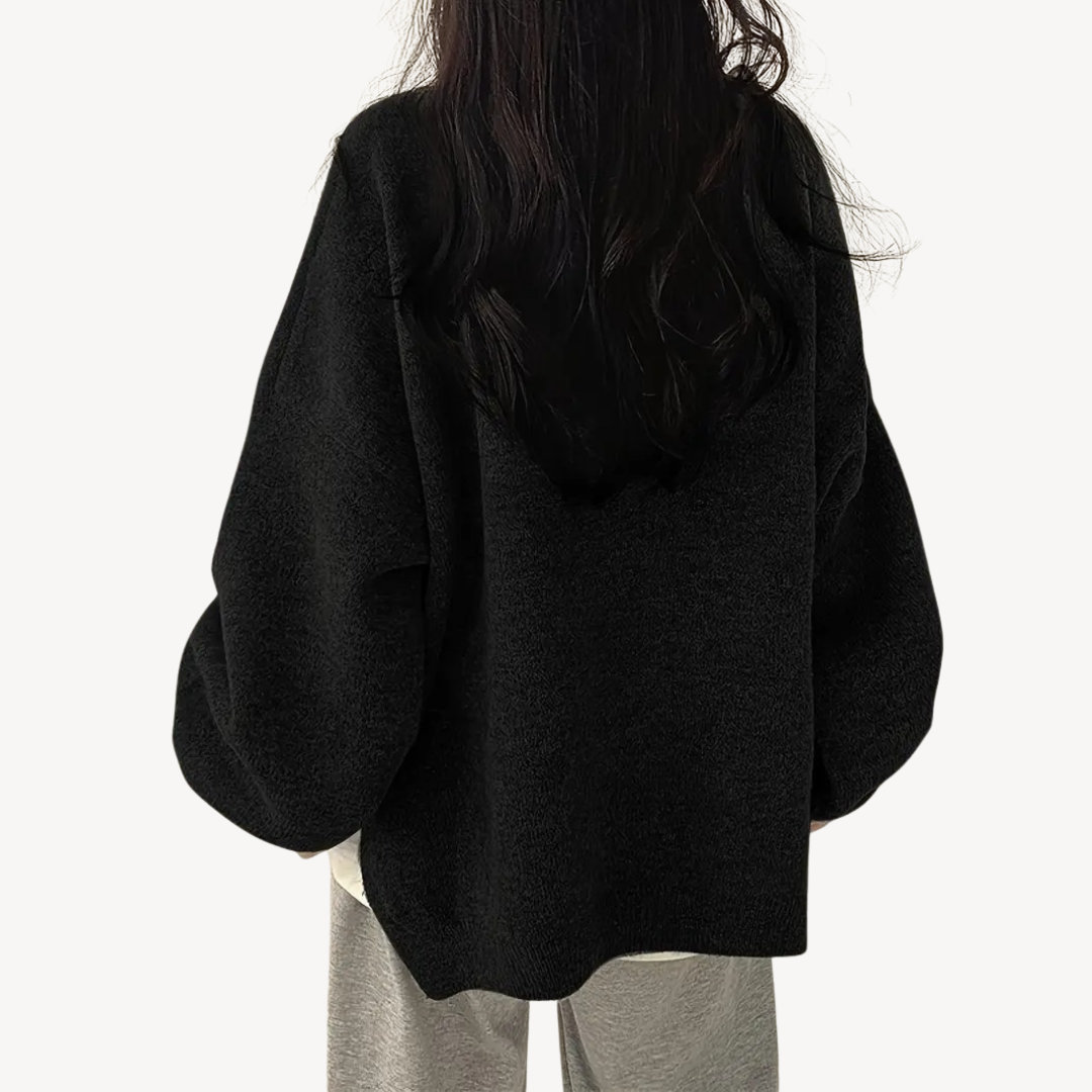 VogeLuxe | Women’s Oversized Casual O-Neck Sweater