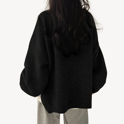 VogeLuxe | Women’s Oversized Casual O-Neck Sweater