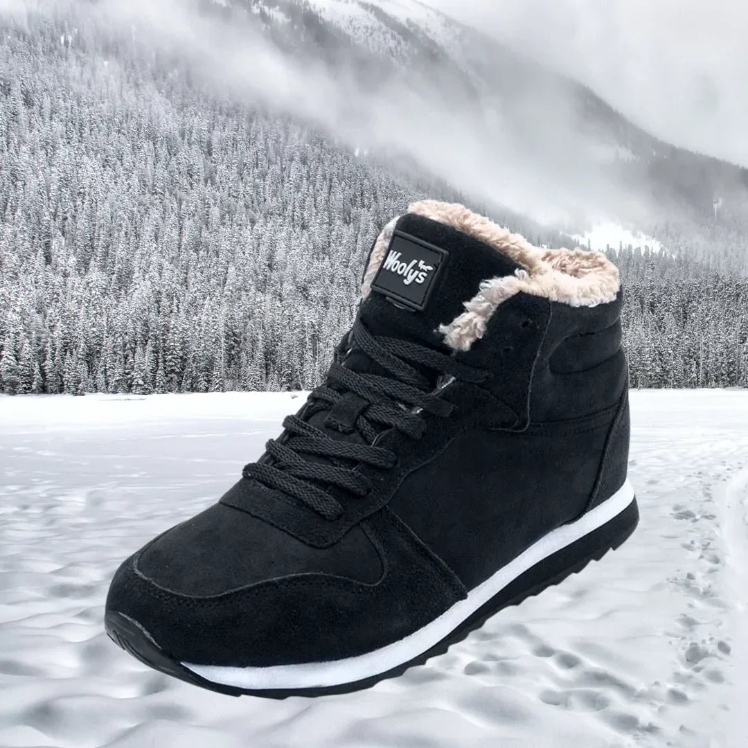 Men's Insulated Warmth Sneakers - Faux Fur Lined Waterproof Shoes - VogeLuxe