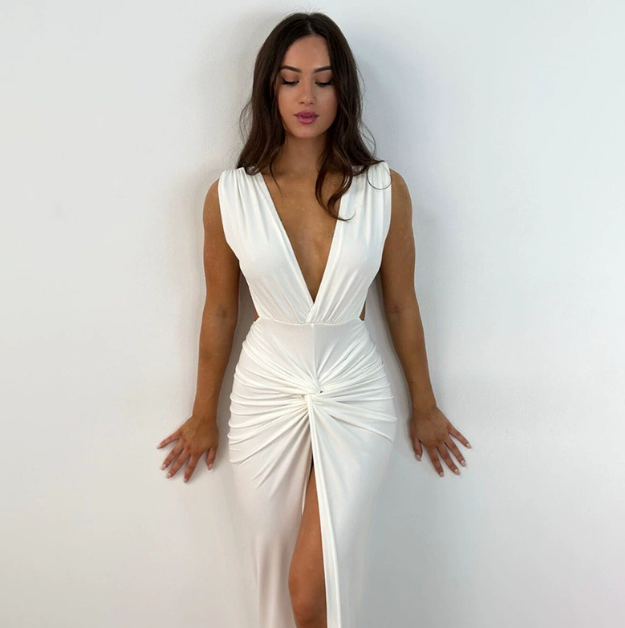 Chic Milan Off Shoulder Bodycon Dress - VogeLuxe