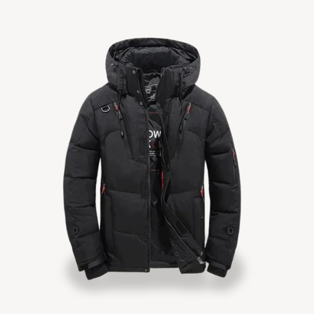 VogeLuxe | Men’s Technical Insulated Hooded Puffer Jacket