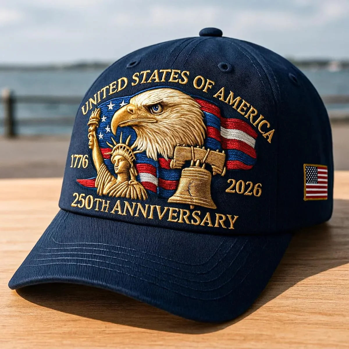 American Flag Baseball Cap USA Patriot Hat - VogeLuxe