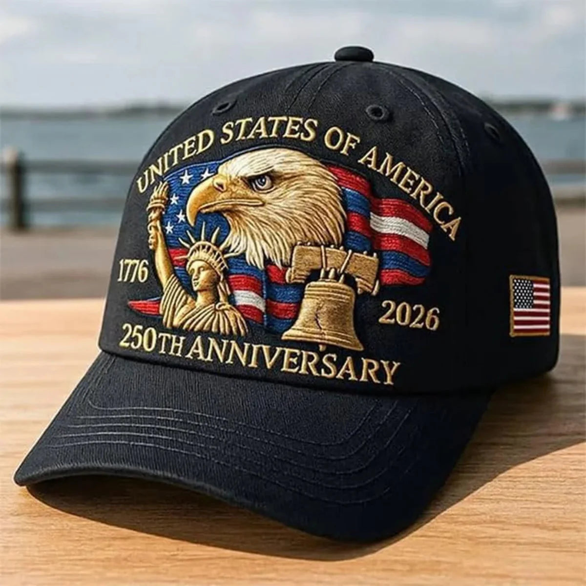 American Flag Baseball Cap USA Patriot Hat