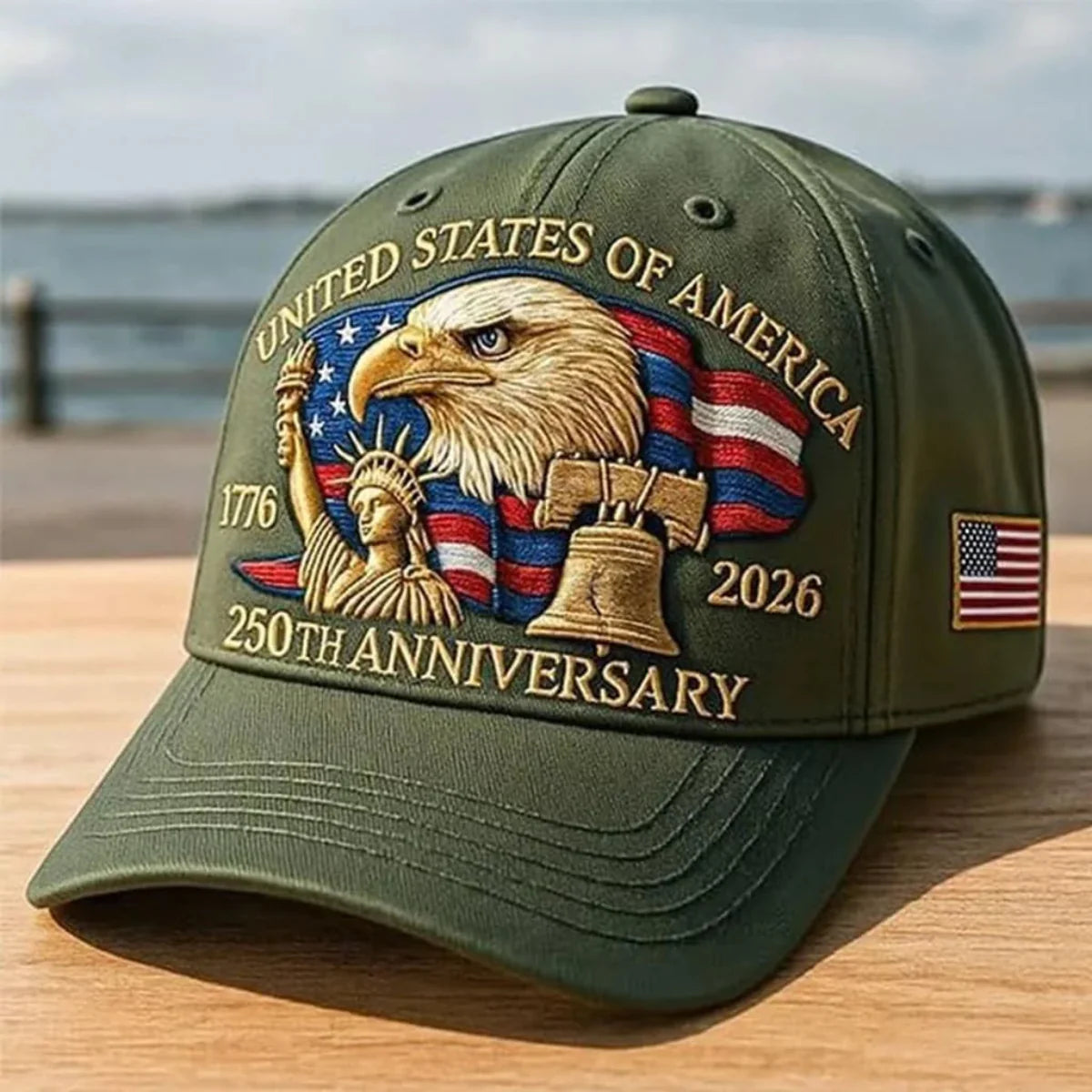 American Flag Baseball Cap USA Patriot Hat