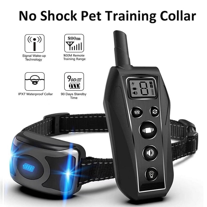 Gentle Dog Training Collar with Long Distance Remote - VogeLuxe