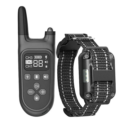 Rechargeable Dog Training Collar With Vibrate Beep Shock - BritishElegance