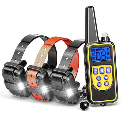 Advanced Dog Training Collar with LED Light and Long Range