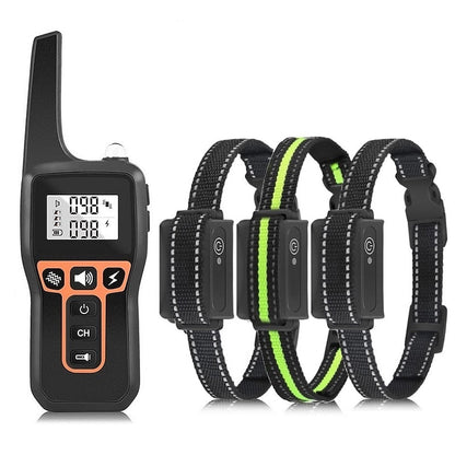 Waterproof Rechargeable Dog Training Collar With Vibe Shock