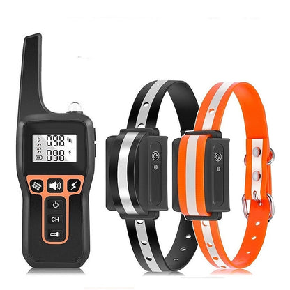 Waterproof Rechargeable Dog Training Collar With Vibe Shock