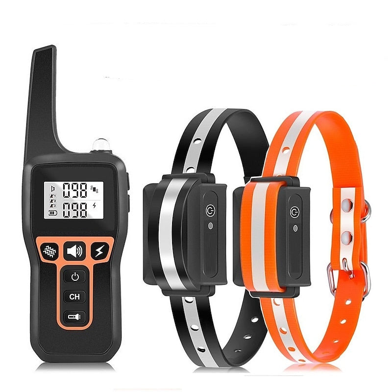 Waterproof Rechargeable Dog Training Collar With Vibrate Shock