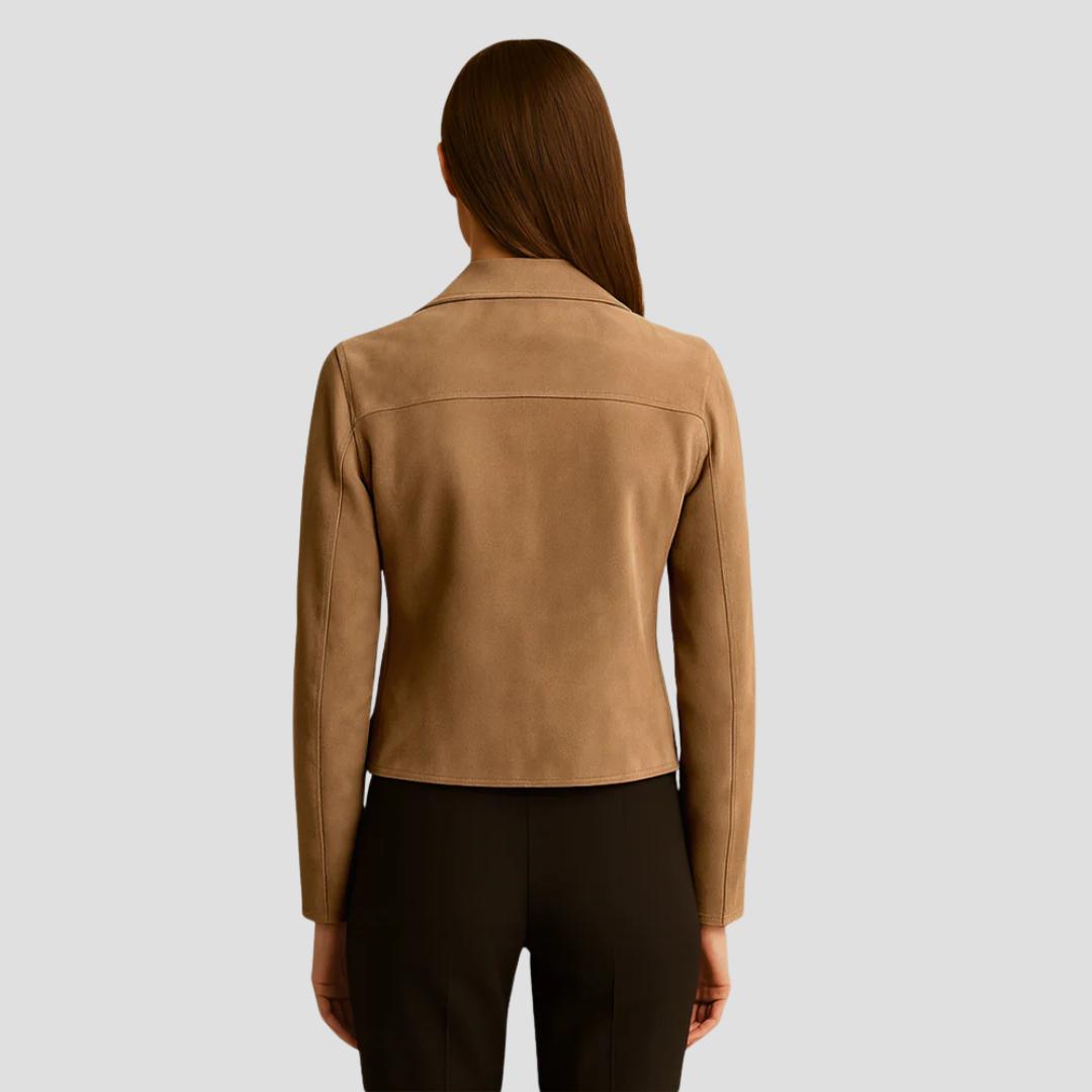 Penelope | Suede Biker Jacket 3