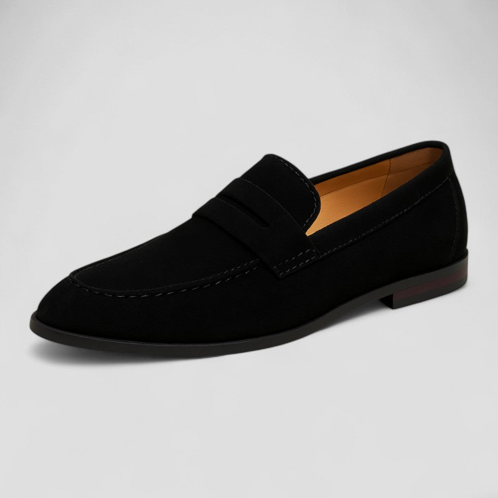 Penny Suede Old Money Loafers for Men Casual Style