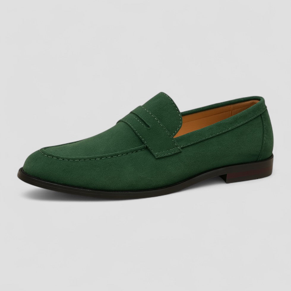 Penny Suede Old Money Loafers for Men Casual Style