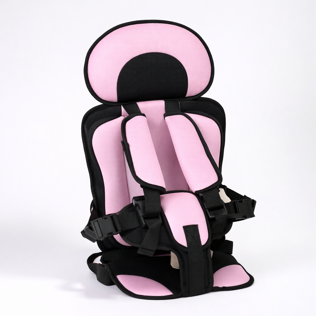 Compact Folding Booster Car Seat for Toddlers