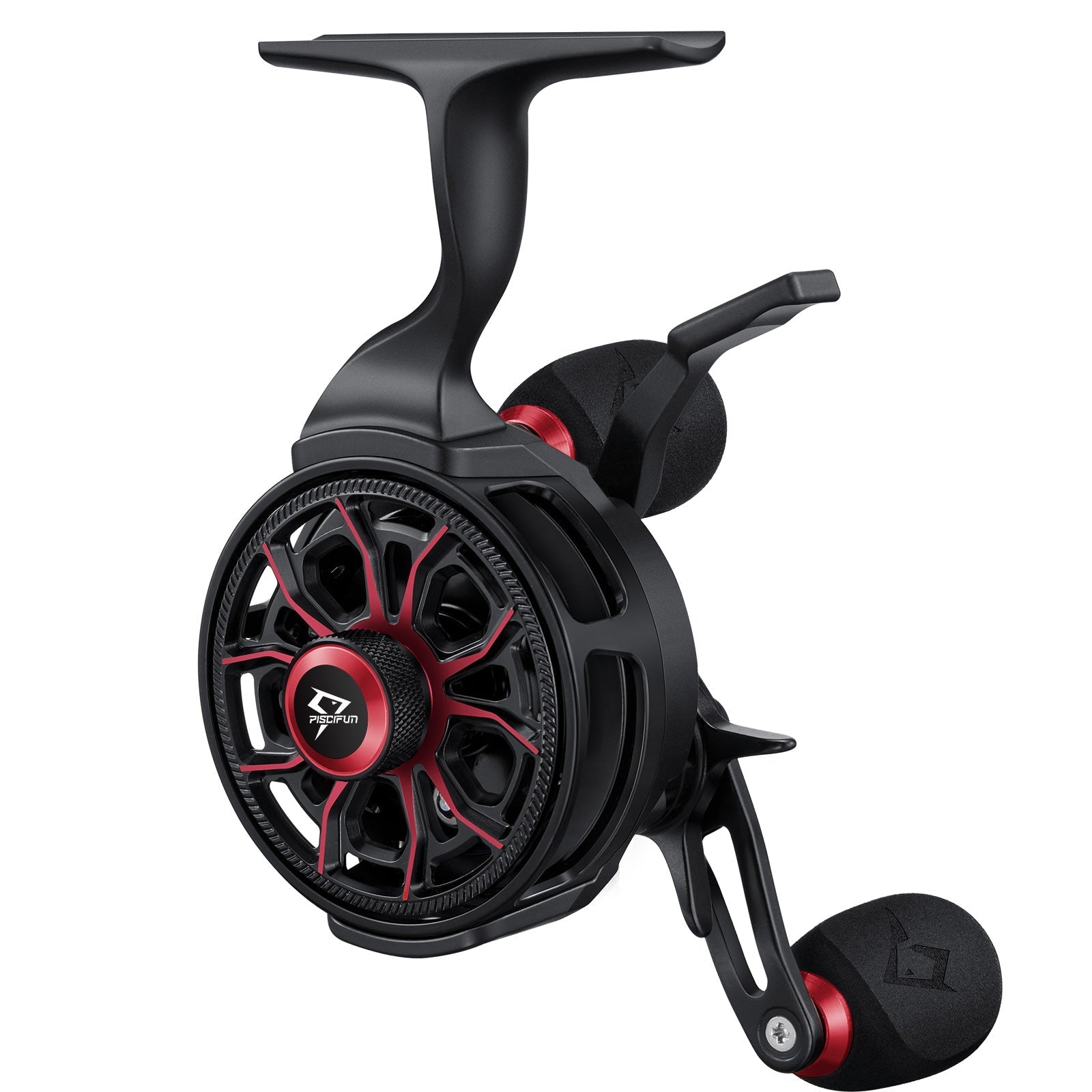Lightweight Carbon Inline Ice Fishing Reel - VogeLuxe