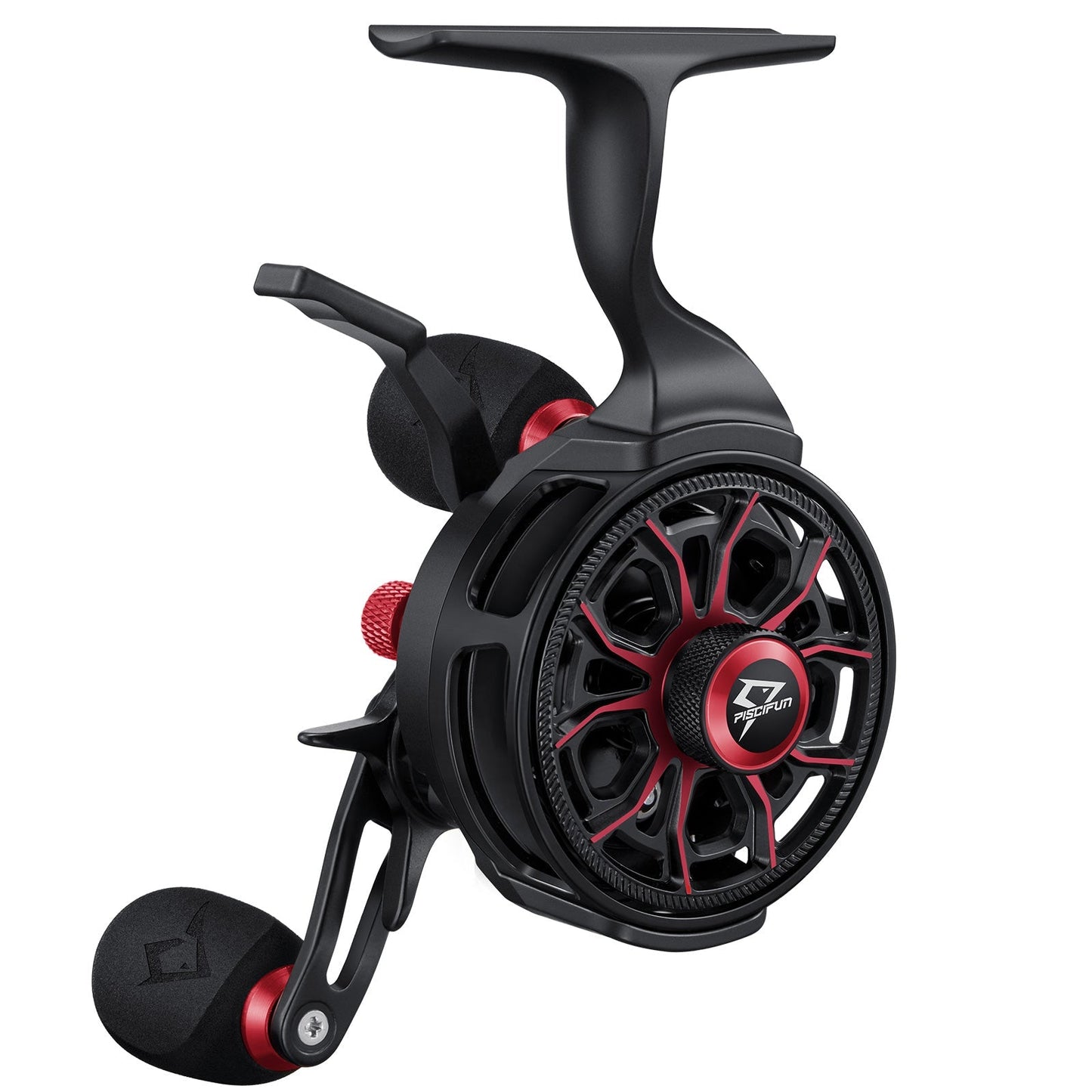 Lightweight Carbon Inline Ice Fishing Reel