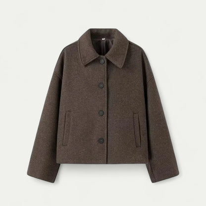 Plus Size Wool Blend Warm Winter Coat For Women 0