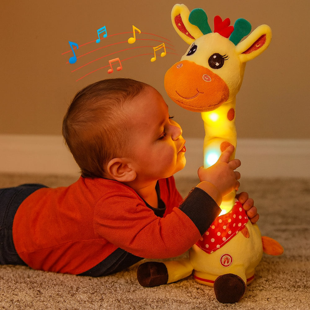 Fun Musical Singing Giraffe Plush Toy - VogeLuxe