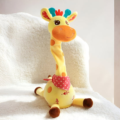 Fun Musical Singing Giraffe Plush Toy