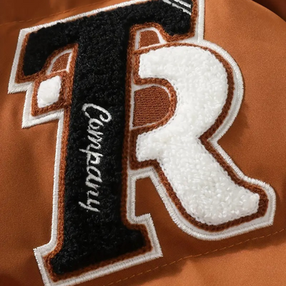 VogeLuxe | Men’s Varsity Puffer Letterman Jacket