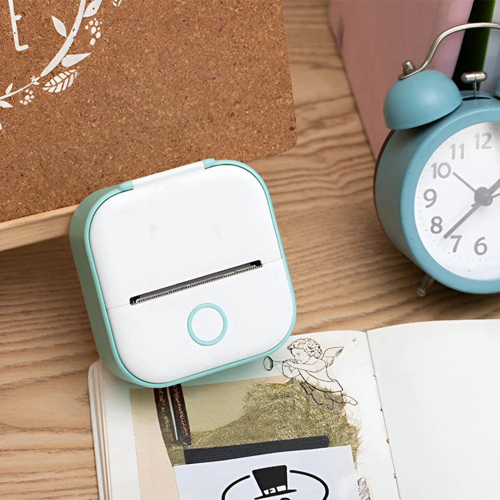 Compact Wireless Photo Printer Bluetooth Label Maker - VogeLuxe