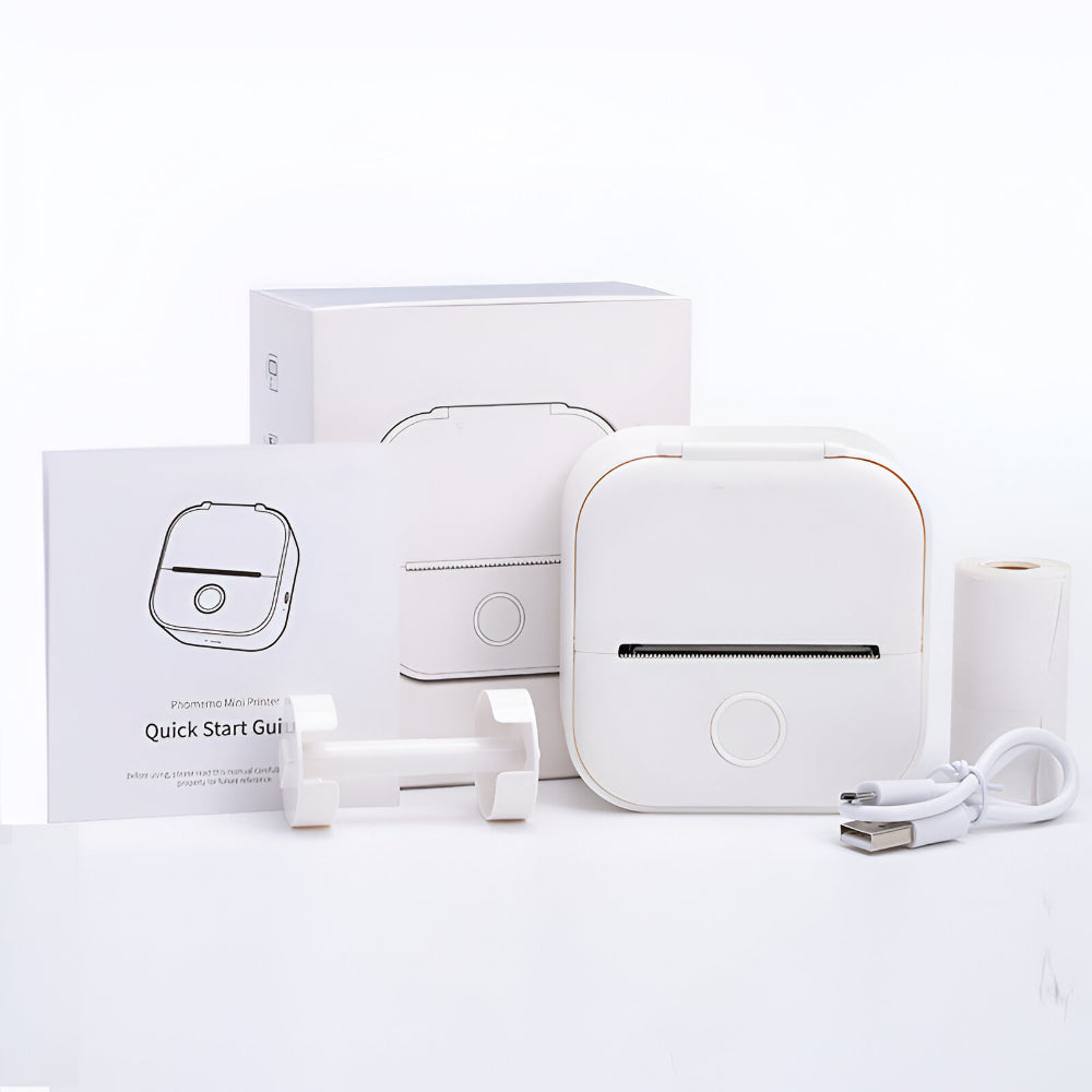 Compact Wireless Photo Printer Bluetooth Label Maker
