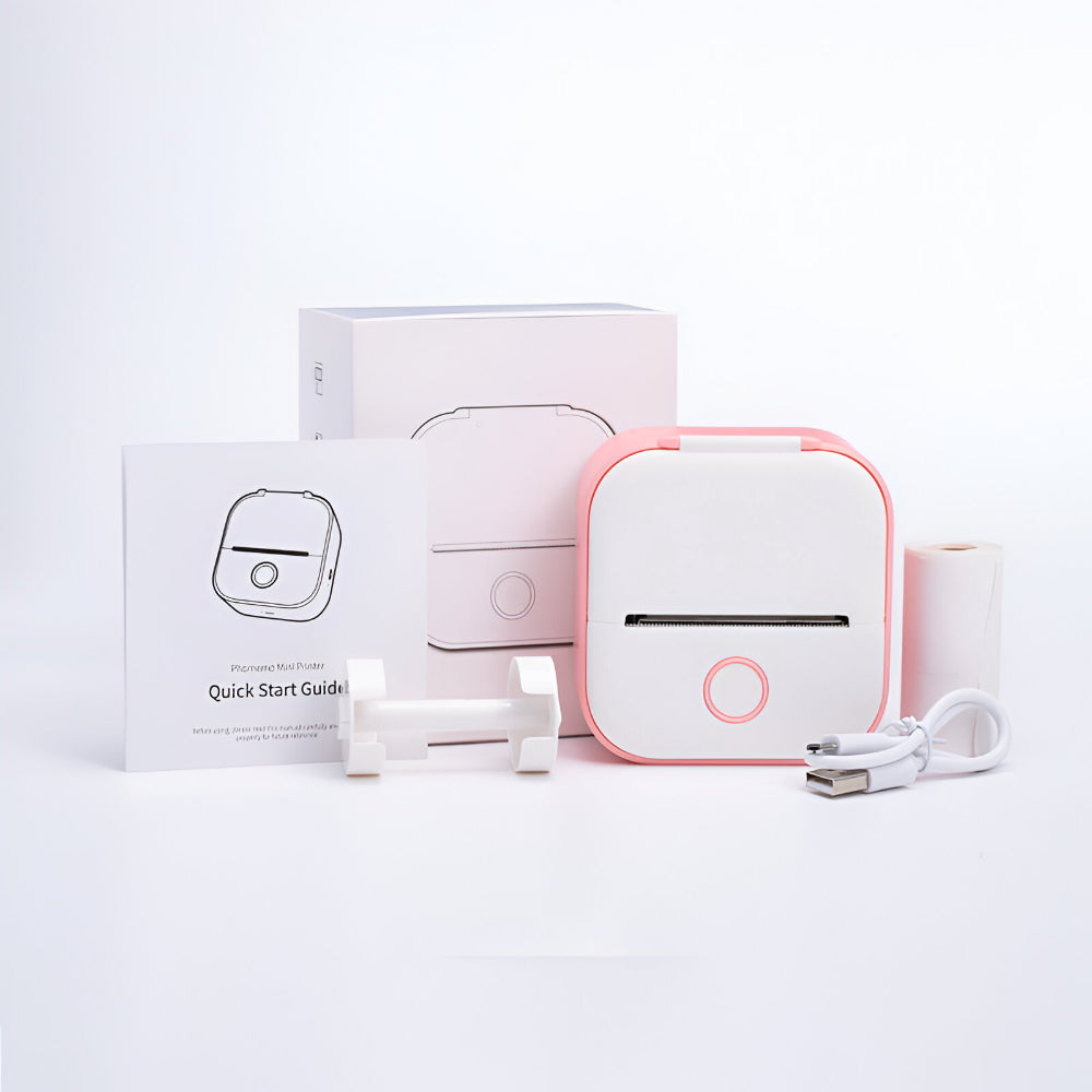 Compact Wireless Photo Printer Bluetooth Label Maker