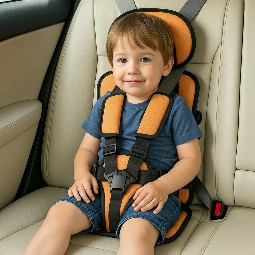 Compact Kids Car Seat Foldable Travel Booster