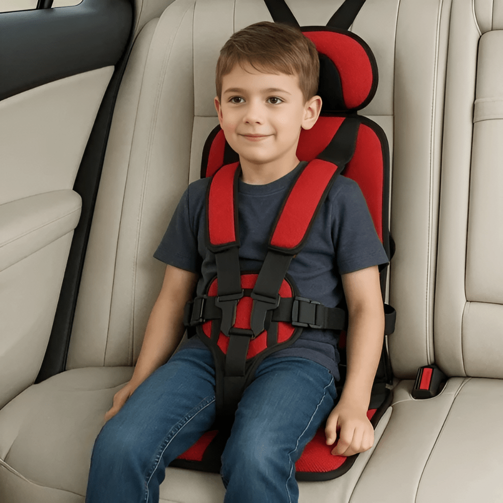 Compact Kids Booster Car Seat Travel Friendly Safety Chair