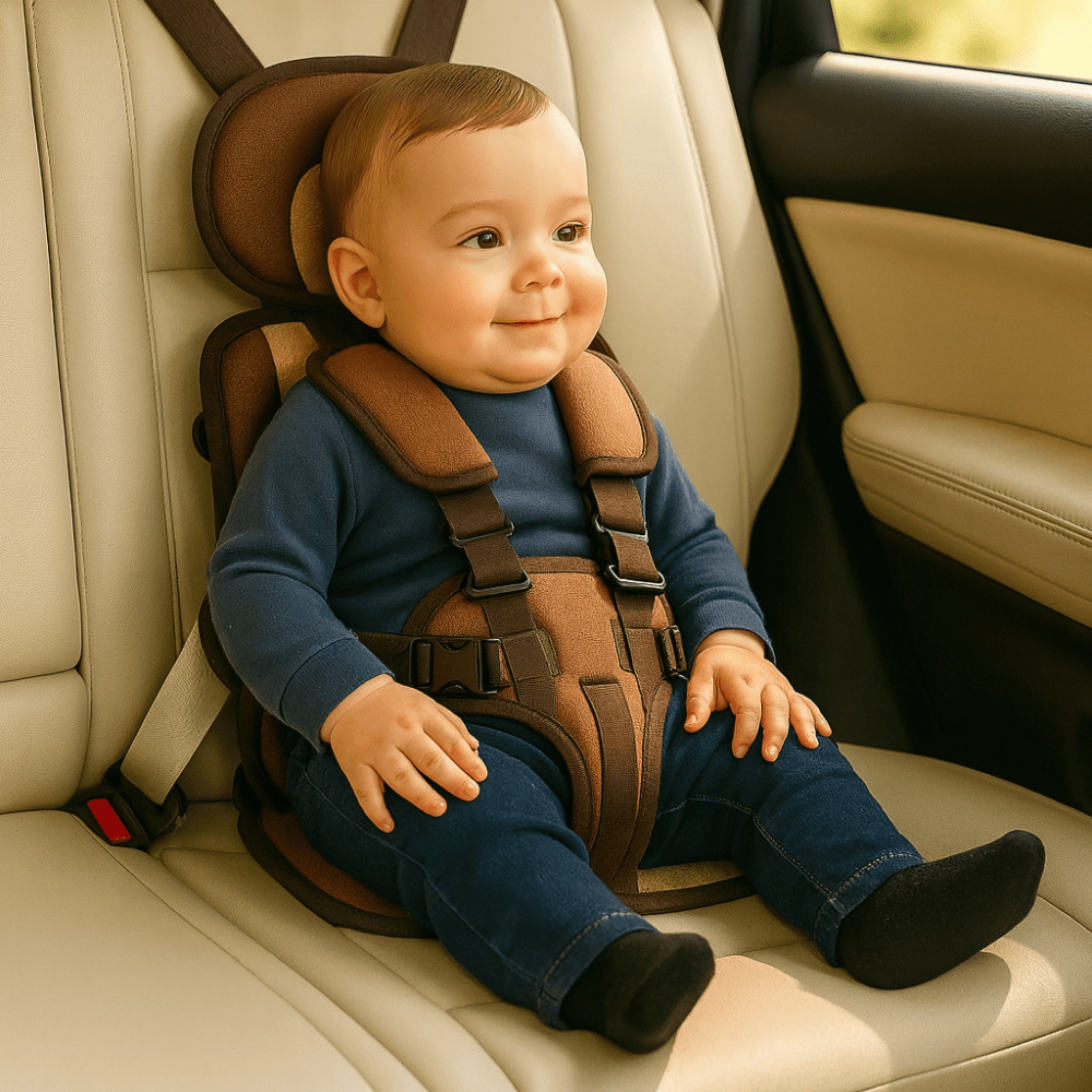 Compact Kids Booster Car Seat Travel Friendly Safety Chair