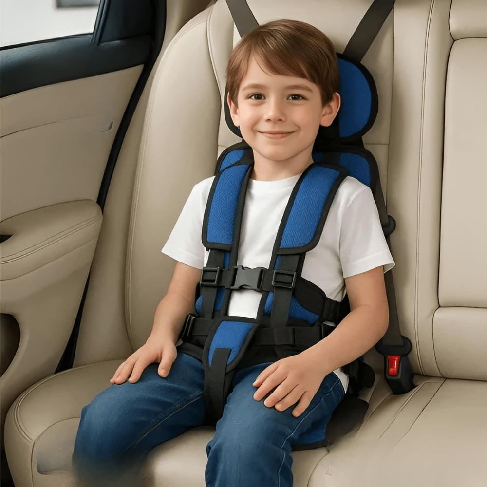 Compact Kids Booster Car Seat Travel Friendly Safety Chair