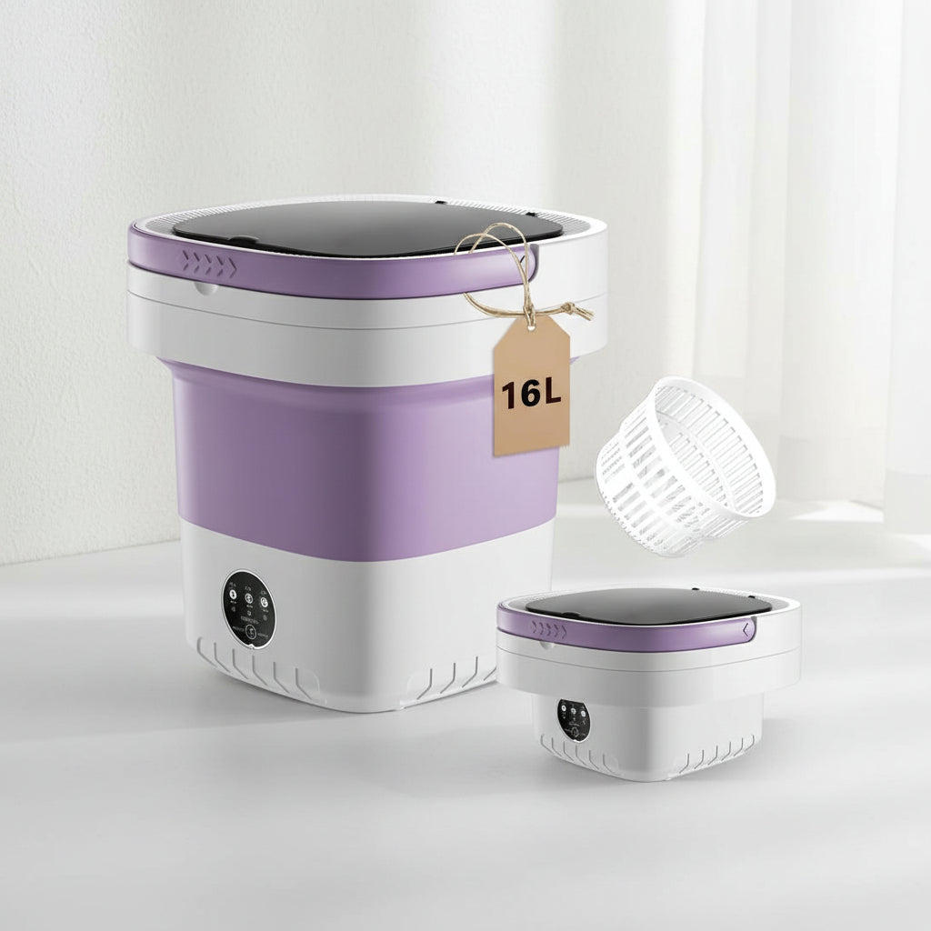 Compact Laundry Washer Mini Portable Spin Cycle - VogeLuxe