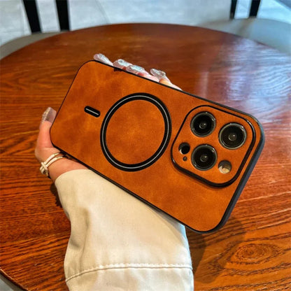 Thin Magnetic Phone Case with Textured Slim Fit