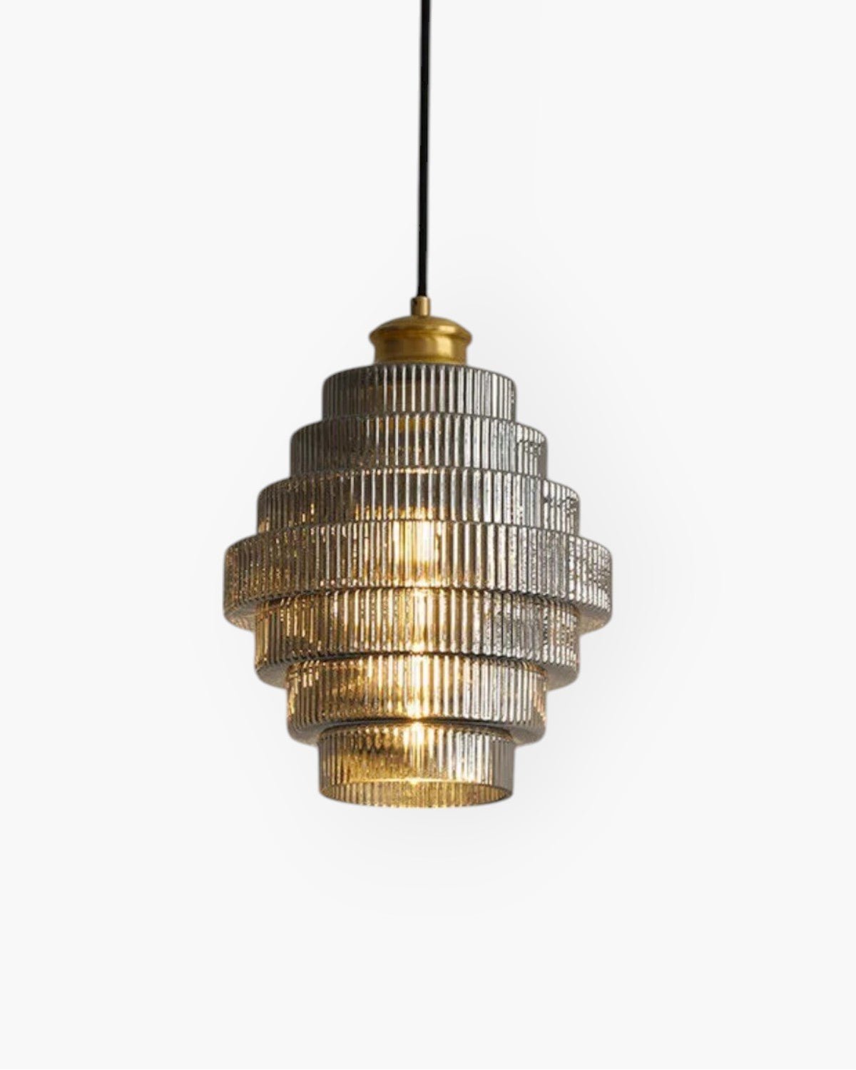 Tiered Glass Pendant Lamp
