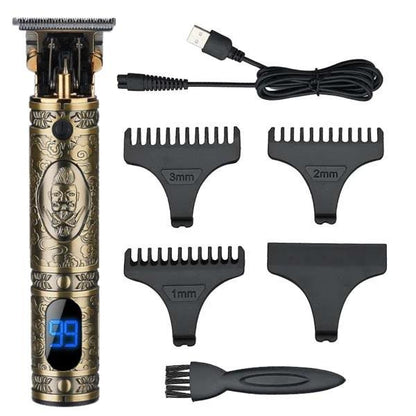 Premium Mens Grooming Beard Trimmer Kit - VogeLuxe