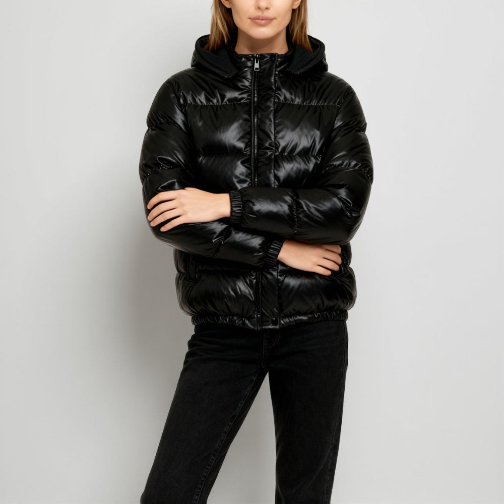 Warm Waterproof Puffer Coat Hooded Women's Winter Jacket - VogeLuxe