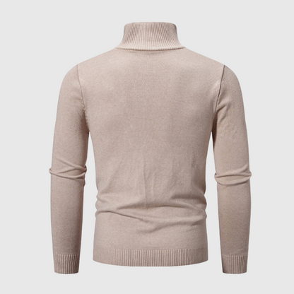 VogeLuxe | Men’s Half Zipper Cotton Knitted Sweater
