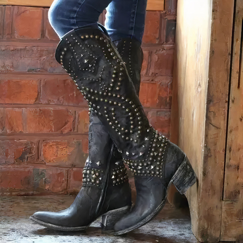 Trendy Ankle Boots - Faux Leather - Buckle Detail - VogeLuxe