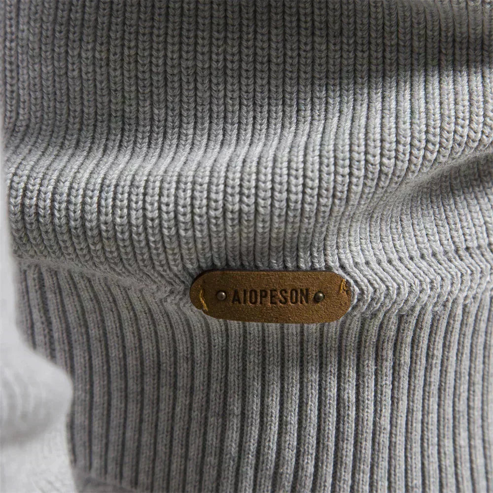 Quarter Zip Knitted Jumper | Pullover 3