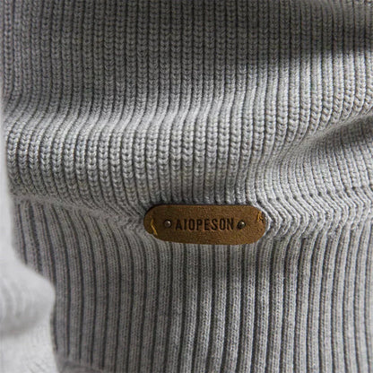 Quarter Zip Knitted Jumper | Pullover 3
